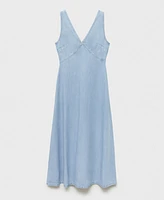 Mango Women's Lyocell Midi Dress