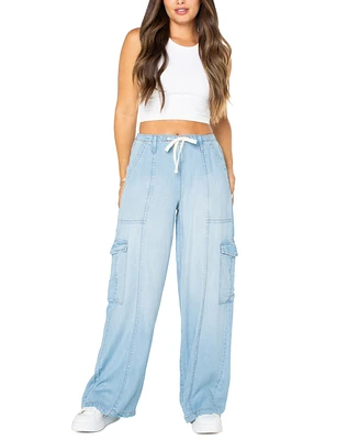 Celebrity Pink Juniors' Pull-On Cargo Jeans