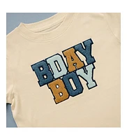 Sweet Wink Big Boys Birthday Patch Short Sleeve T-Shirt