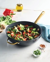 Farberware Forged Induction Ceramic Nonstick 12.25" Stir Fry Pan