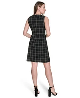 Tommy Hilfiger Women's Windowpane Sheath Dress