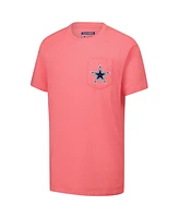 Lauren James Women's Coral Dallas Cowboys Folksy Americana T-Shirt