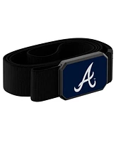 Groove Life Black Atlanta Braves Belt with Team Color Buckle Belt