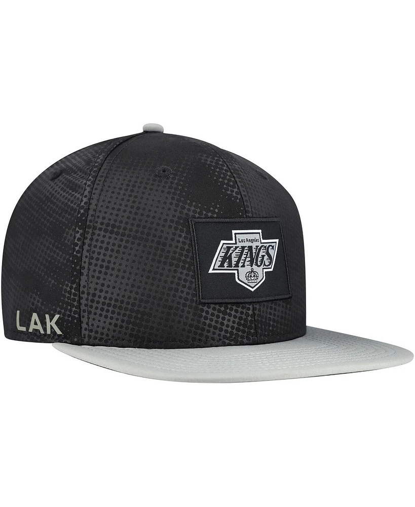 Fanatics Men's Black Los Angeles Kings Authentic Pro Rink Snapback Hat
