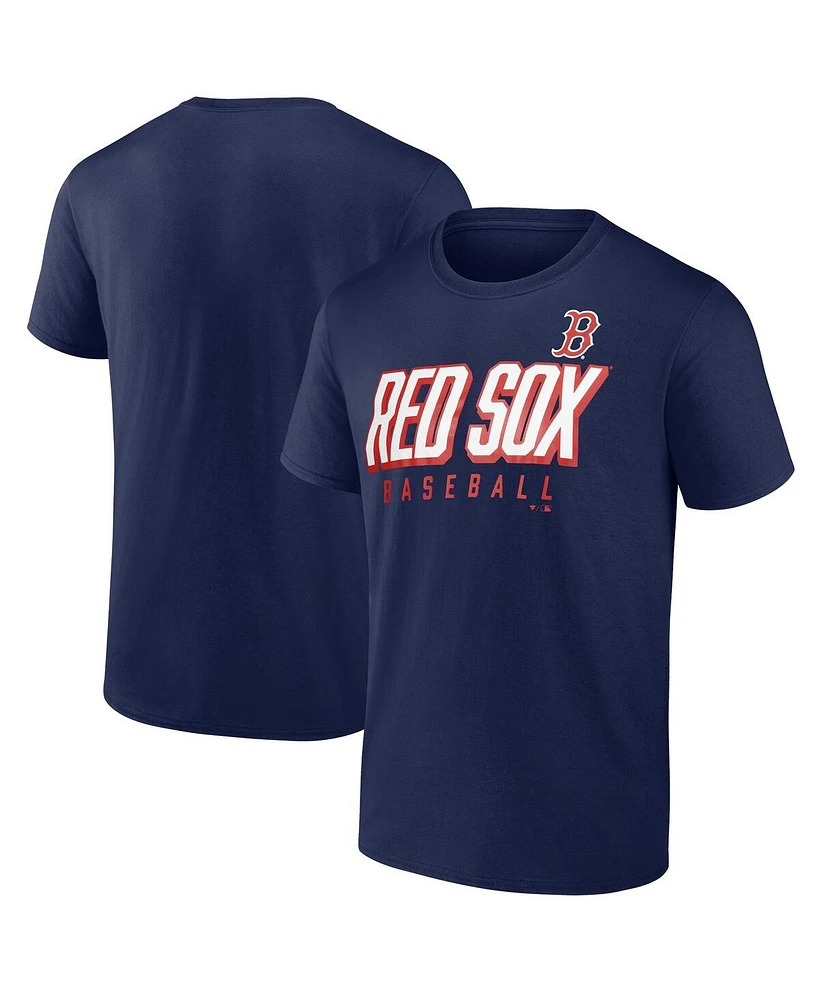 Fanatics Men's Navy Boston Red Sox Team Logo T-Shirt