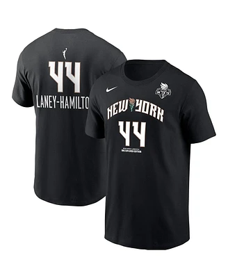 Nike Men's Betnijah Laney-Hamilton Black New York Liberty Explorer Edition Name Number T-Shirt