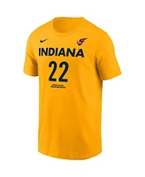 Nike Men's and Women's Caitlin Clark Gold Indiana Fever Name Number T-Shirt