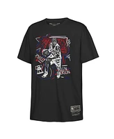 Mitchell & Ness Big Boys and Girls Allen Iverson Black Philadelphia 76ers Chalked Up T-Shirt