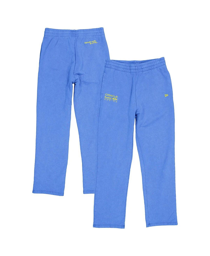 New Era Men's Blue Red Bull Racing Straight Leg Joggers Pants