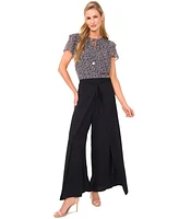 CeCe Women's Tie-Neck Ruffle-Sleeve Blouse