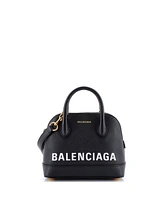 Pre-Owned Balenciaga Logo Ville Bag Leather