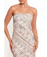 Petal and Pup Women's Saskia Strapless Midi Dress