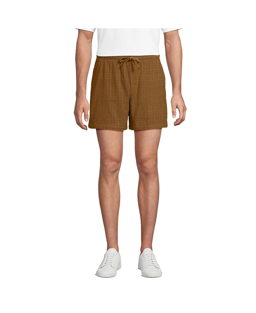 Lands' End Men's 5.5" Eyelet Easy Shorts