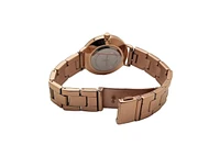 Peugeot Women Rose Gold Watch 30mm Sleek Stainless Steel Bracelet