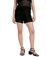 Guess Women's Bella Embellished Knit Shorts