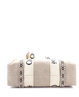 Pre-Owned Chloe Medium Woody Friendship Tote Canvas