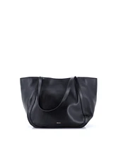 Pre-Owned Versace Large Greca Goddess Tote Leather