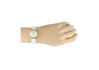 Peugeot Women's Classic 24mm White Watch With Easy to Read Numerals