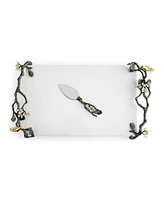 Michael Aram Lovebirds Cheese Board with Knife