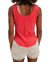 Free People Women's Bryson Sleeveless Henley Top