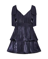 City Chic Plus Betty Ruffle Mini Dress