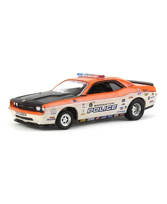 Greenlight 1/64 Dodge Challenger, Edmonton Police, Blue Line Racing, Hobby Exclusive