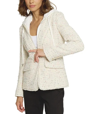 Central Park West Women's Tweed Dickey Blazer