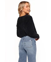 Petal and Pup Women's Tavan Crop Button Front Cardigan