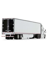 First Gear Dcp 1/64 Freightliner 2018 Cascadia Sleeper w/ 53' Utility Trailer & Thermo King Reefer