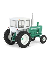 1/64 1973 Tractor with Cab, Green & White, Down on the Farm Series 9 48090-a