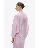 Nocturne Women's Beaded Embroidered Shirt