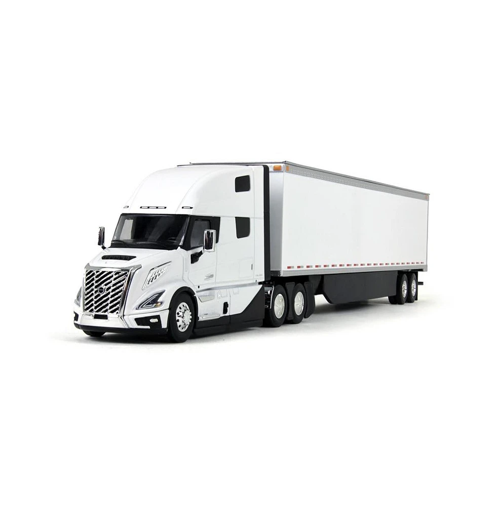 1/50 White Volvo Vnl 860 with White 53ft Trailer by First Gear