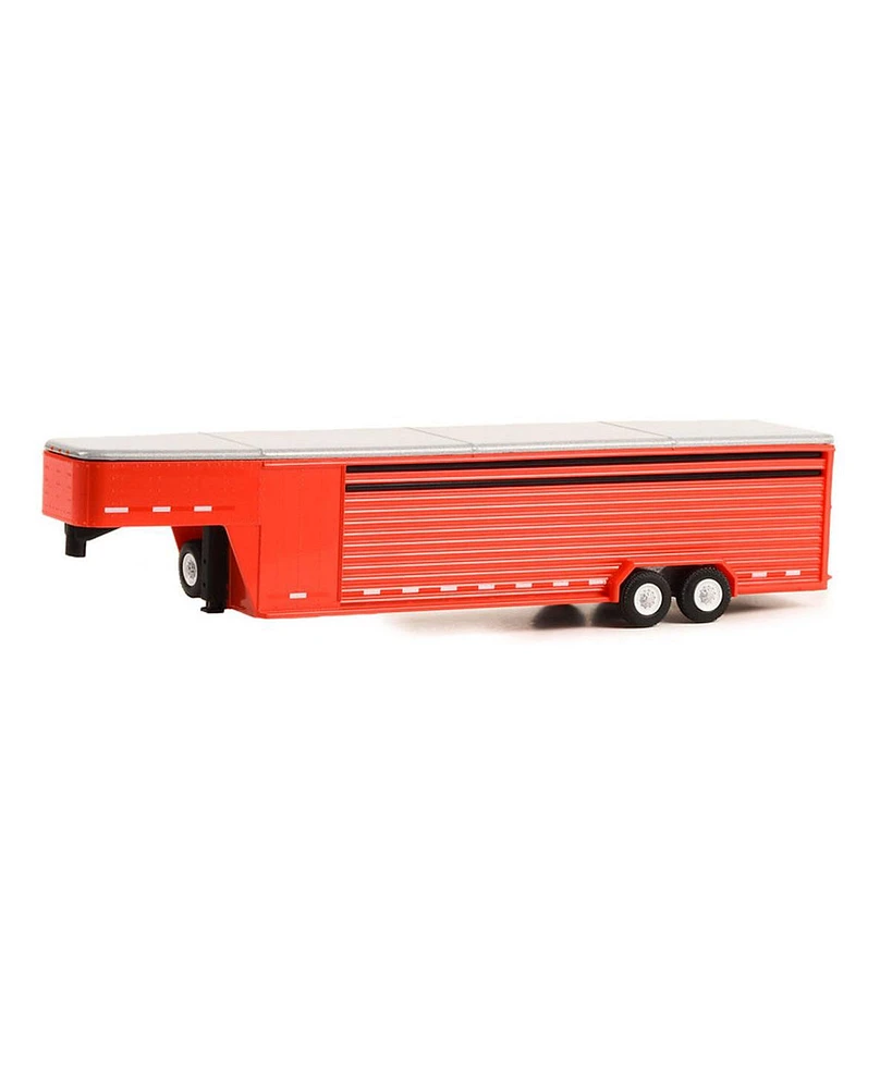 1/64 26ft Continuous Gooseneck Trailer, Red, Hitch & Tow Trailers