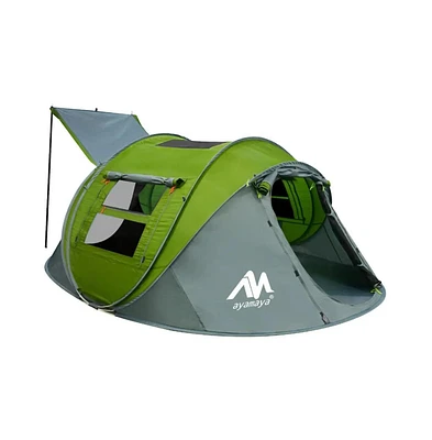 Adobe 2–3 Person Stargazing Pop-Up Camping Tent with Skylight, Instant Setup, Dual Doors, Mesh Windows, and Removable Rainfly – Lightwei