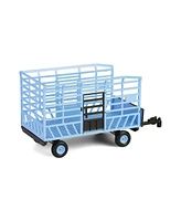 1/64 Bale Throw Wagon, Light Blue, Down on the Farm Series 10