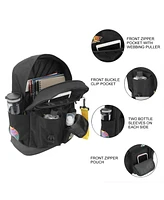Pokemon Character Patches 19” Black Backpack
