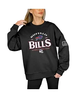 Gameday Couture Women's Black Buffalo Bills Oversized Players Only Label Pullover Sweatshirt