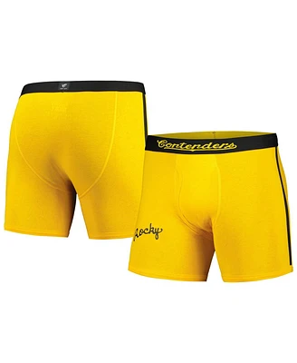 Contenders Clothing Men's Yellow Rocky Iii Graphic Boxer Briefs