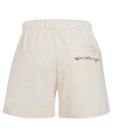 Freeze Max Women's Cream Lilo and Stitch Fleece Club Shorts