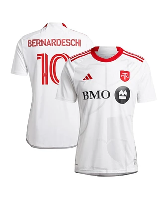 Adidas Men's Federico Bernardeschi White Toronto Fc 2024 Gta Kit Replica Player Jersey