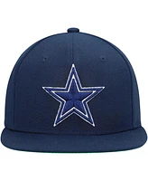 Mitchell & Ness Big Boys and Girls Navy Dallas Cowboys Team Ground Snapback Hat