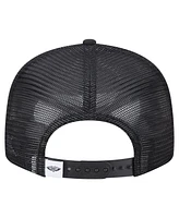 New Era Men's Black New Orleans Pelicans 9FIFTY Snapback Trucker Hat