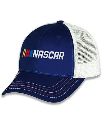 Checkered Flag Sports Men's and Women's Blue Nascar Trucker Adjustable Hat