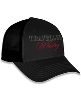 Jr Motorsports Official Team Apparel Men's Black Justin Allgaier Traveler Whiskey Sponsor Adjustable Hat