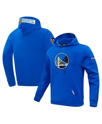 Pro Standard Men's Royal Golden State Warriors Split Logo Pullover Hoodie