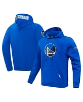Pro Standard Men's Royal Golden State Warriors Split Logo Pullover Hoodie