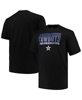 Fanatics Men's Black Dallas Cowboys Big Tall Pop T-Shirt