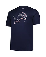 Fanatics Men's Navy Detroit Lions Big Tall Americana T-Shirt