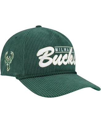 '47 Brand Men's Green Milwaukee Bucks Double Header Sidepatch Cord Hitch Adjustable Hat