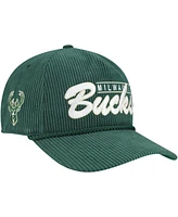 '47 Brand Men's Green Milwaukee Bucks Double Header Sidepatch Cord Hitch Adjustable Hat